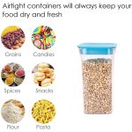 2568 Plastic Storage container Set with Opening Mouth