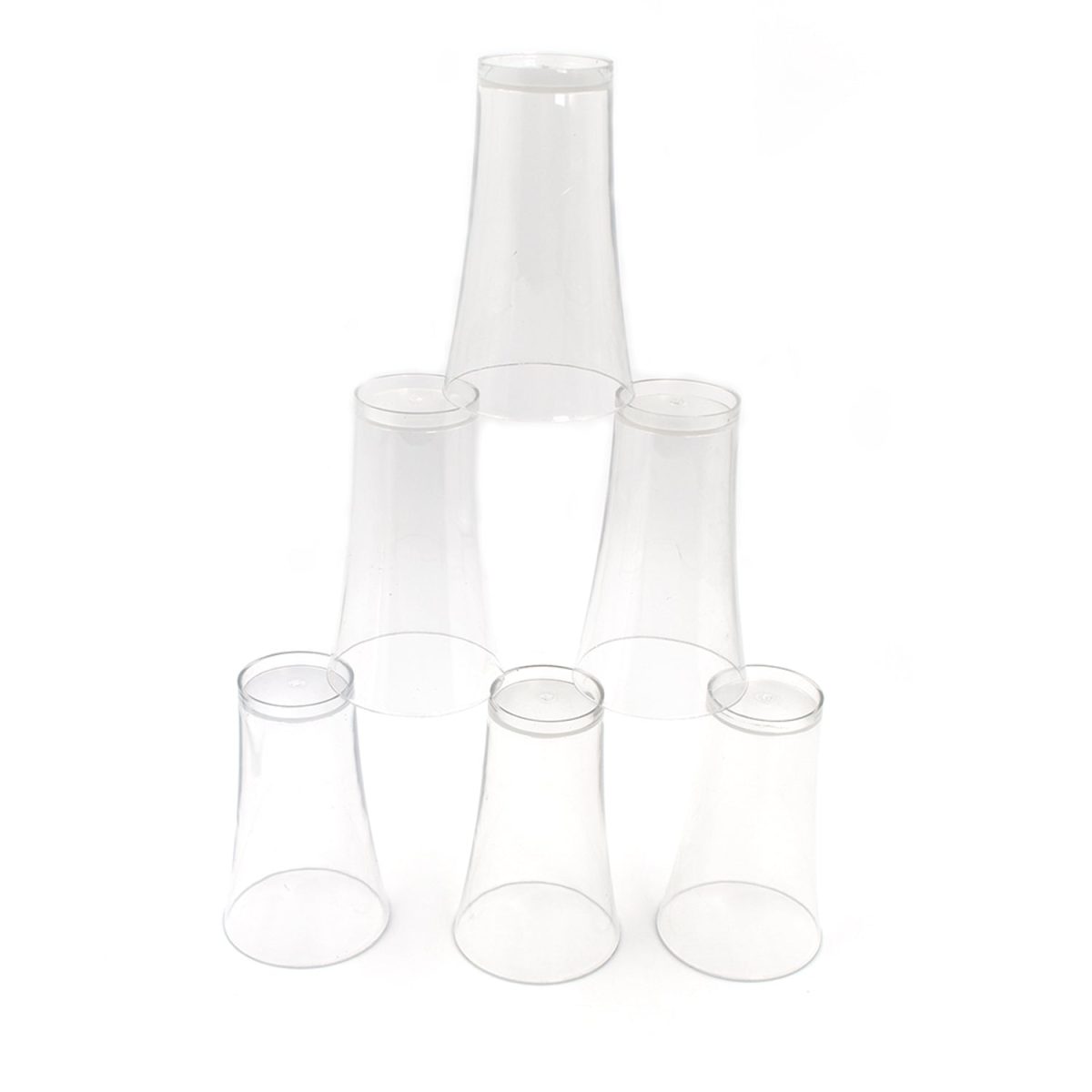 2849 Drinking Glass Juice Glass Water Glass Set of 6 Transparent Glass