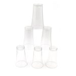 2849 Drinking Glass Juice Glass Water Glass Set of 6 Transparent Glass