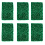 3438 Scrub Sponge Cleaning Pads Aqua Green (Pack Of 6)