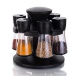 097 Revolving Plastic Spice Rack Masala Organiser (8 Pcs)