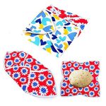 2273 Square Hygienic Roti/Chapati Multi Print Design Cover