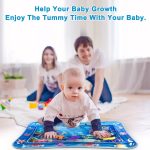 8090 Baby Water Mat Inflatable Baby Play Mat Activity Center for Infant Baby Toys 3 to 15 Months, Baby Gifts for Boys Girls(Assorted Design)