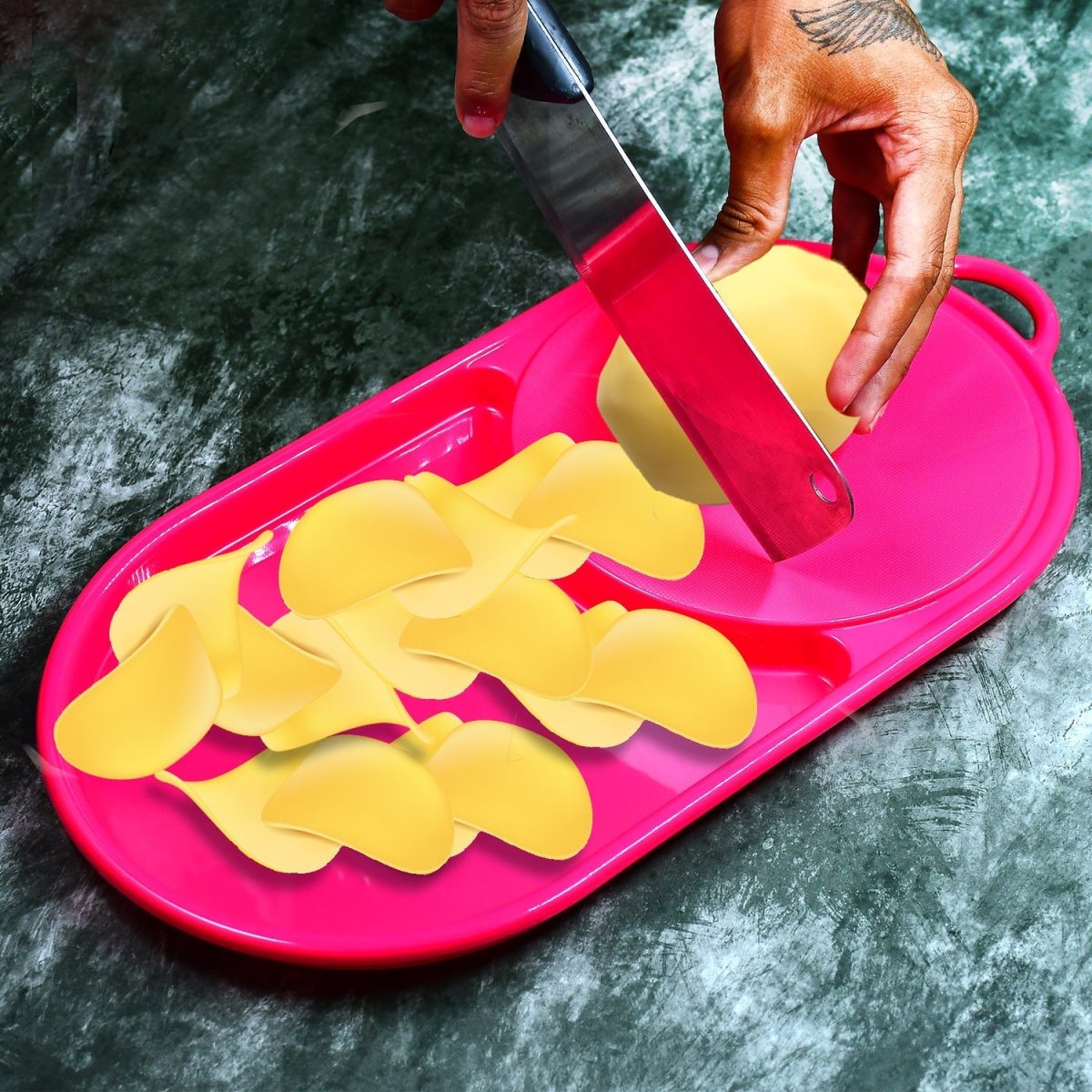2104 Plastic Chopping Tray Cutting tray for Kitchen