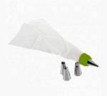 0805 Cake Decorating Nozzle with Piping Bag Stainless Steel Piping Cream Frosting Nozzles