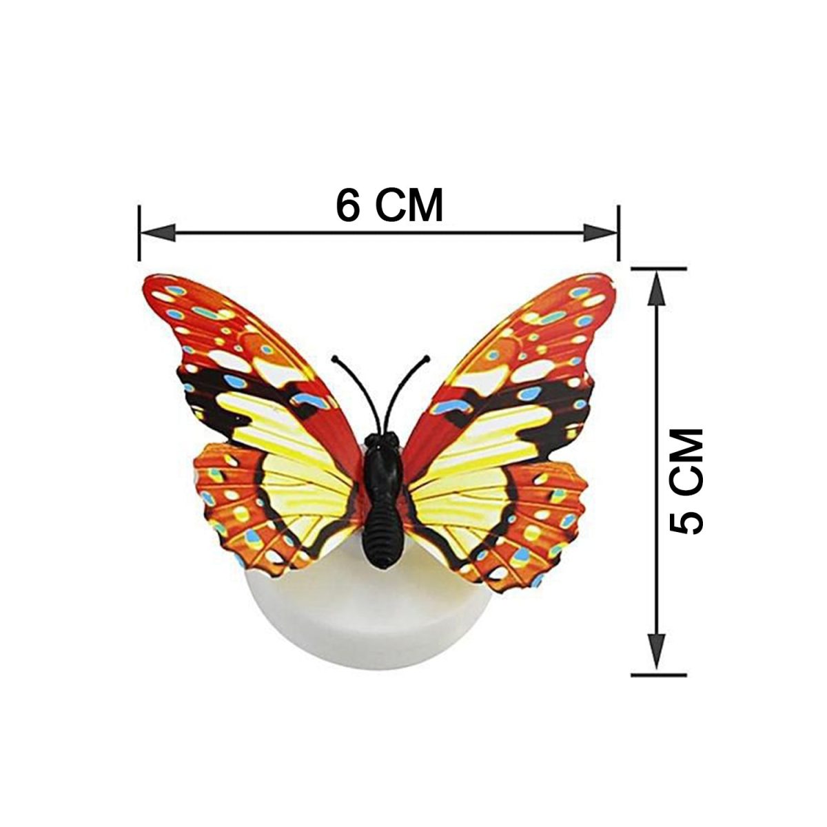 6278 The Butterfly 3D Night Lamp Comes with 3D Illusion Design Suitable for Drawing Room, Lobby.