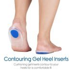 1413 Gel Heel cups Silicon Heel Pad for Heel Ankle Pain