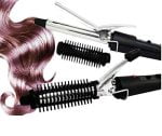 1343 Hair Curling Iron Rod for Women (black)