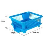 0607B Plastic Sink Dish Drainer Drying Rack (With Brown Box)