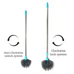 4021 Cobweb Brush With Stainless Steel Strong Long Extendable Handle for Dusting, Ceiling Cobweb Cleaning, Brush for Lights, Fans & Webs Cleaning for Home/Kitchen