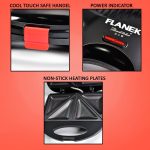 2819 Sandwich Maker Makes Sandwich Non-Stick Plates| Easy to Use with Indicator Lights