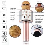 6438 Wireless Bluetooth Recording Condenser Handheld Microphone Bluetooth Speaker Audio Recording Karaoke with Mic (Multicolor 1 Pc)