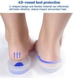 1413 Gel Heel cups Silicon Heel Pad for Heel Ankle Pain