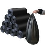 1576 Garbage Bags Large Size Black Colour (30 x 50)