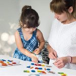 1924 Magnetic Letters to Learn Spelling