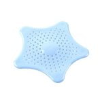 0829 Silicone Star Shaped Sink Filter Bathroom Hair Catcher Drain Strainers for Basin