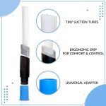 4043 Universal Vacuum Cleaner Attachment Brush Suction Dirt Remover Sucker Flexible Small Mini Micro Tiny Tubes Straw Accessory Tool Car Home Kitchen.