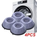 4657 Washer Dryer Anti Vibration Pads with Suction Cup Feet