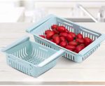 5338 Virgin Freeze Storage Unbreakable Adjustable Multi Color Tray with Extra Storage | Easy to Remove, Easy to Clean | Pack of 4 Tray