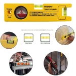 429 8-inch Magnetic Torpedo Level with 1 Direction Pin, 2 Vials and 360 Degree View