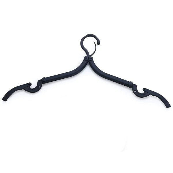 1432 Portable & Foldable Multicolor Plastic Hangers (1pc)