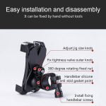 1456 Bike Phone Mount Anti Shake and Stable Cradle Clamp with 360Ã‚Â° Rotation