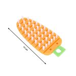 2950 Vegetable Scrubbing Brush, Vegetable Scrubber Non‑Toxic Fruit Brush Carrot Shape Vegetable Brush for Potato for Vegetable