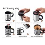 4791 Self Stirring Mug used in all kinds of household and official places for serving drinks, coffee and types of beverages etc.