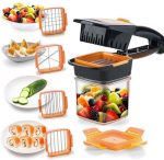 2152 Premium Vegetable Dicer Multi Chopper Set 5 in 1 Cutting Blades