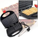 2817 Waffle Maker, Makes 2 Square Shape Waffles| Non-Stick Plates| Easy to Use with Indicator Lights