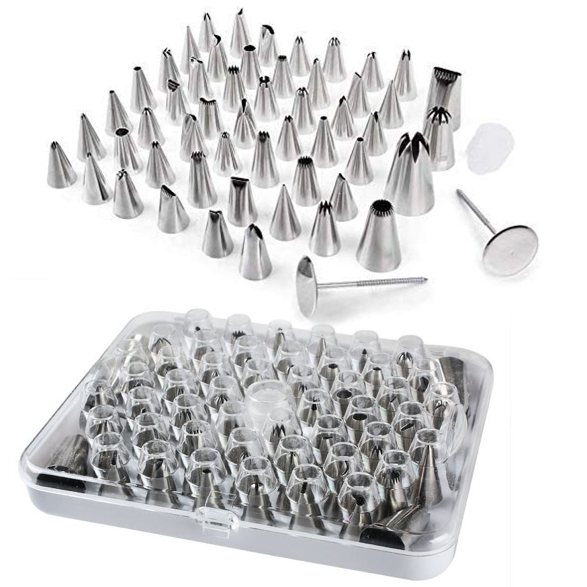 4722 Cake Nozzle Set and Cake Nozzle Tool Used for Making Cake and Pastry Decorations.