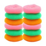 2594A Plastic Scrubber Round Nylon Scrubbers (12Pcs Set)