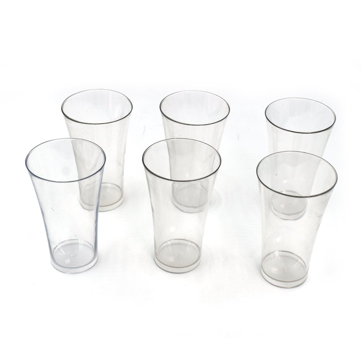 2849 Drinking Glass Juice Glass Water Glass Set of 6 Transparent Glass