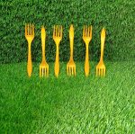 2839 Small plastic 6pc Serving Fork Set for kitchen