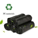 1576 Garbage Bags Large Size Black Colour (30 x 50)