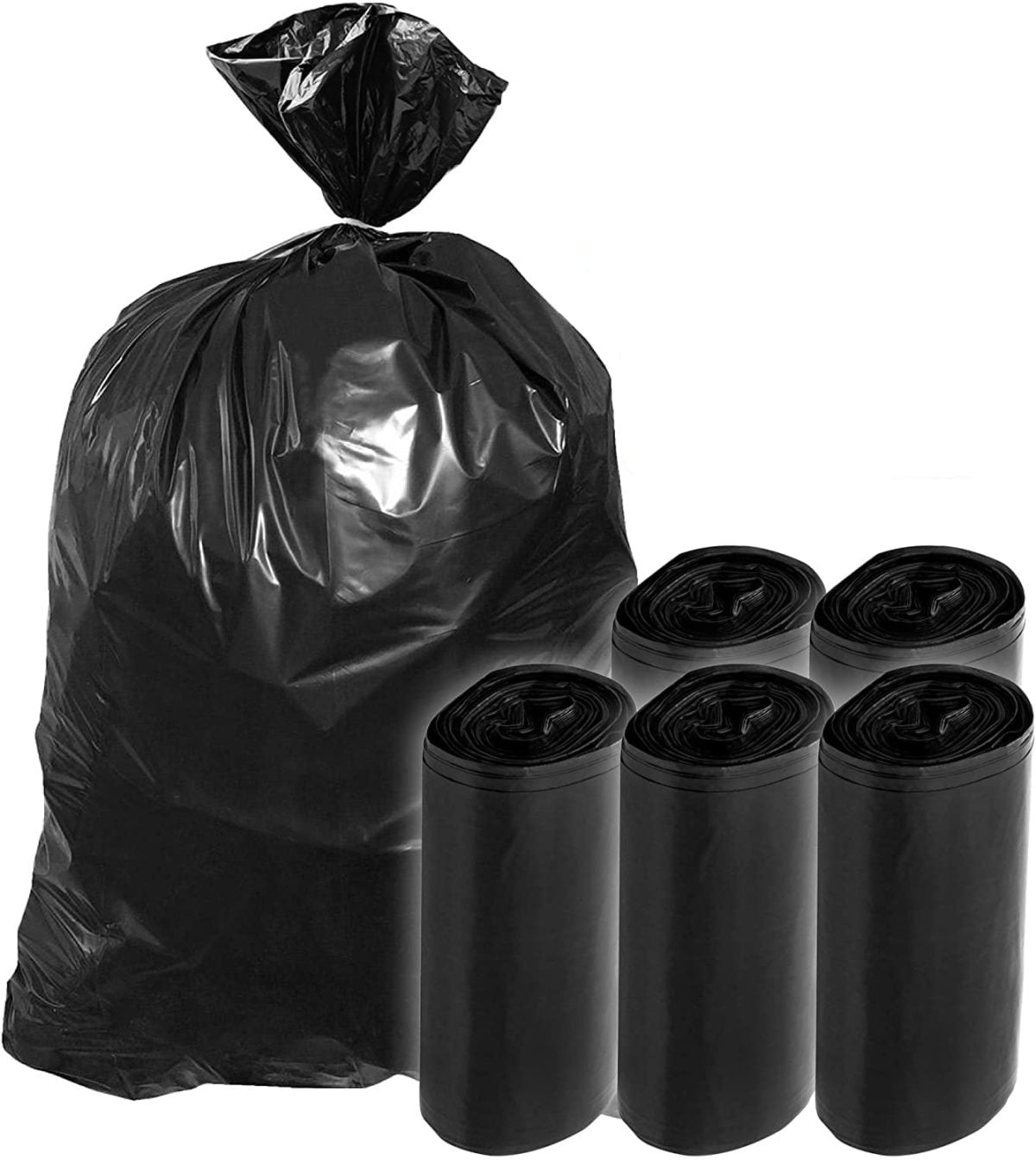 1504 Disposable Eco-friendly Garbage/Dustbin/Trash Bag (Pack of 30) (Size 19X21)