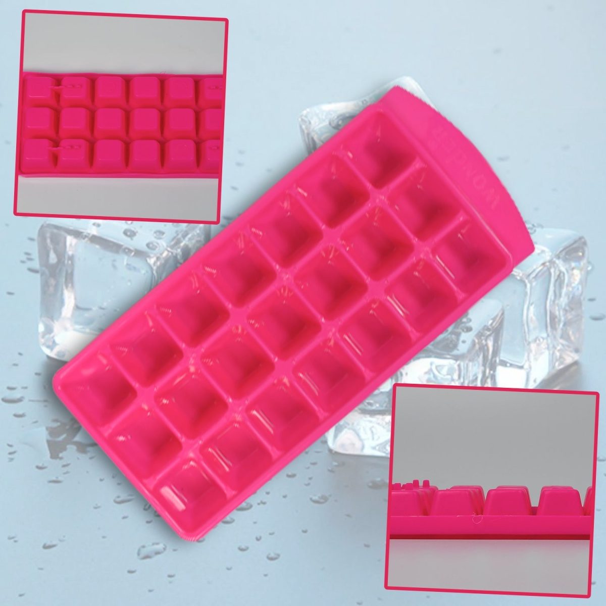 5299 Ice Cubes Tray, Easy to Clean Non‑Toxic Ice Mold Safe for Freezing Coffee Fruits for Family