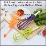 751_Plastic Whisk Mixer for Milk,Coffee,Egg,Juice Balloon Whisk