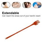 1463 Khujli Stick Plastic Back Body Itch Scratcher Rod and Massage Stick