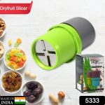 5333 Plastic Dry Fruit and Paper Mill Grinder Slicer, Chocolate Cutter and Butter Slicer with 3 in 1 Blade, Standard, Multicolor