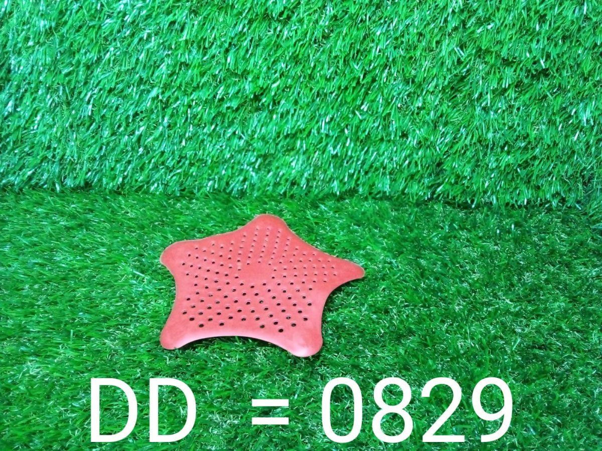 0829 Silicone Star Shaped Sink Filter Bathroom Hair Catcher Drain Strainers for Basin