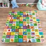 1200 Waterproof Single Side Baby Play Crawl Floor Mat for Kids Picnic School Home (Size 180 x 115)