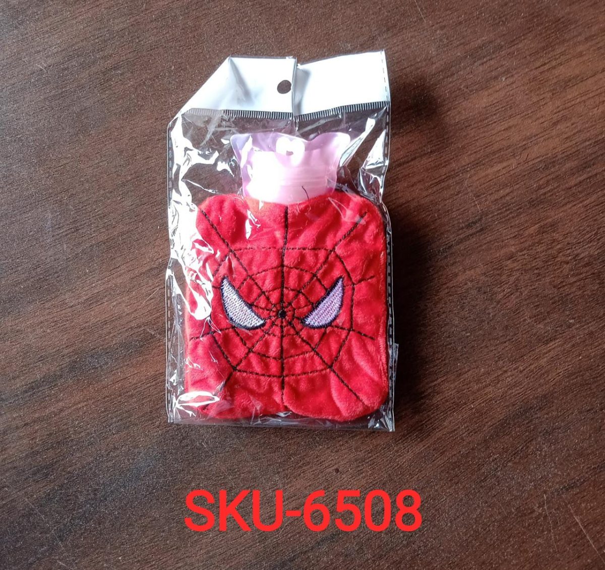 6508 Spiderman small Hot Water Bag with Cover for Pain Relief, Neck, Shoulder Pain and Hand, Feet Warmer, Menstrual Cramps.