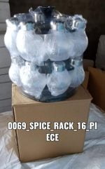 069 Multipurpose Revolving Plastic Spice Rack Set (16pcs)